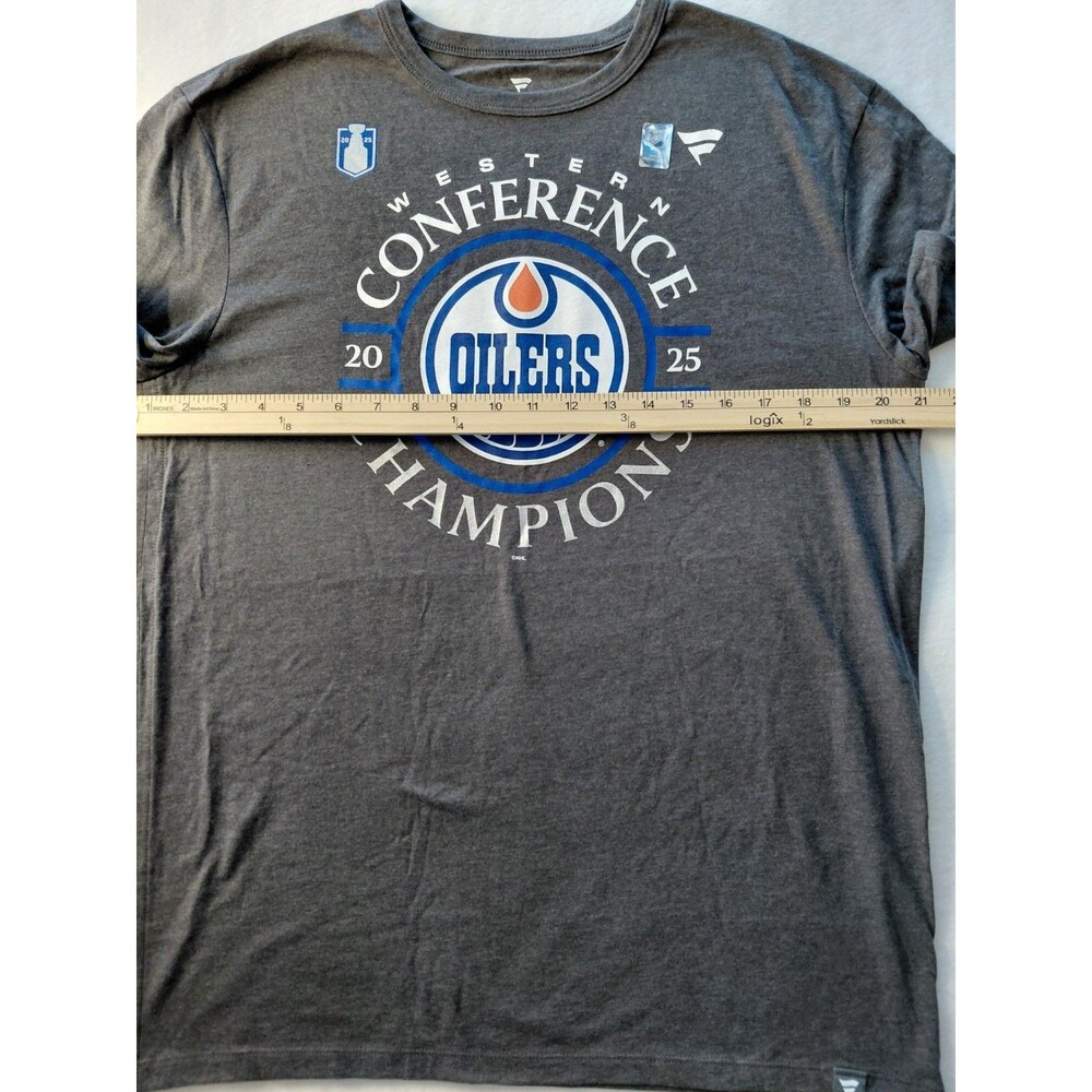 Edmonton Oilers 2025 Western Conference Champions T-Shirt‎ - Picture 4 of 6